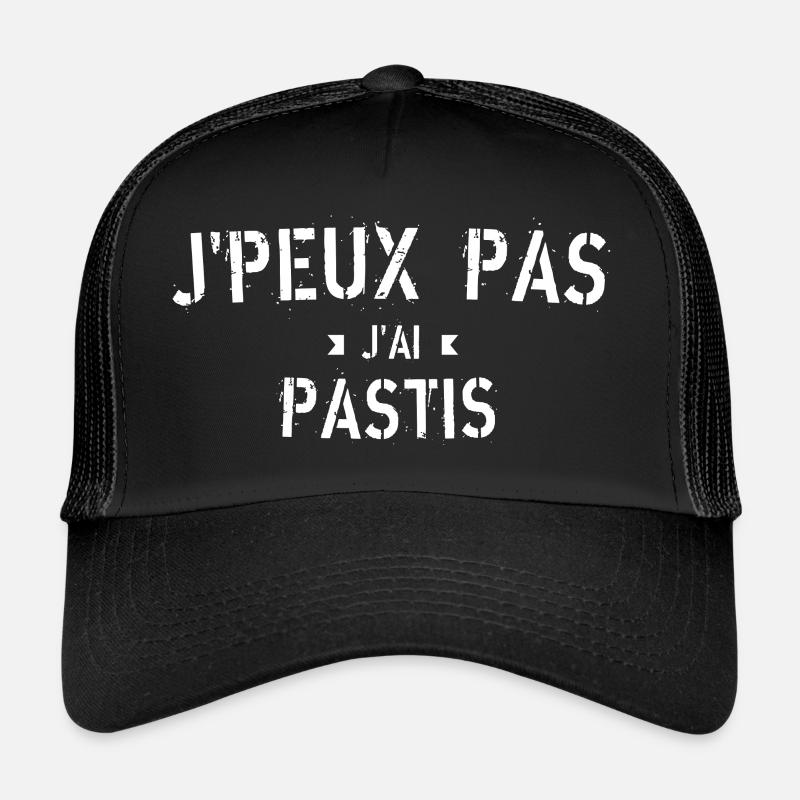 J peux pas j ai Pastis Casquette trucker 