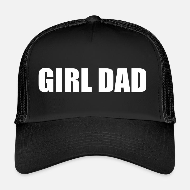 Girl dad - Trucker Cap - Schwarz/Schwarz