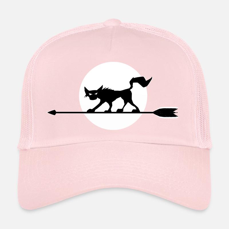 Archery Archer Shirt Wolf Arrow Moon Casquette trucker 