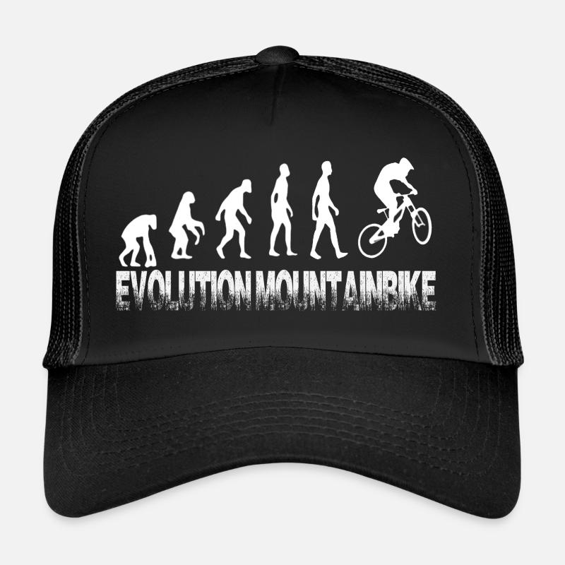 Evolution Mountainbike - vom Affen zum Biker Trucker Cap