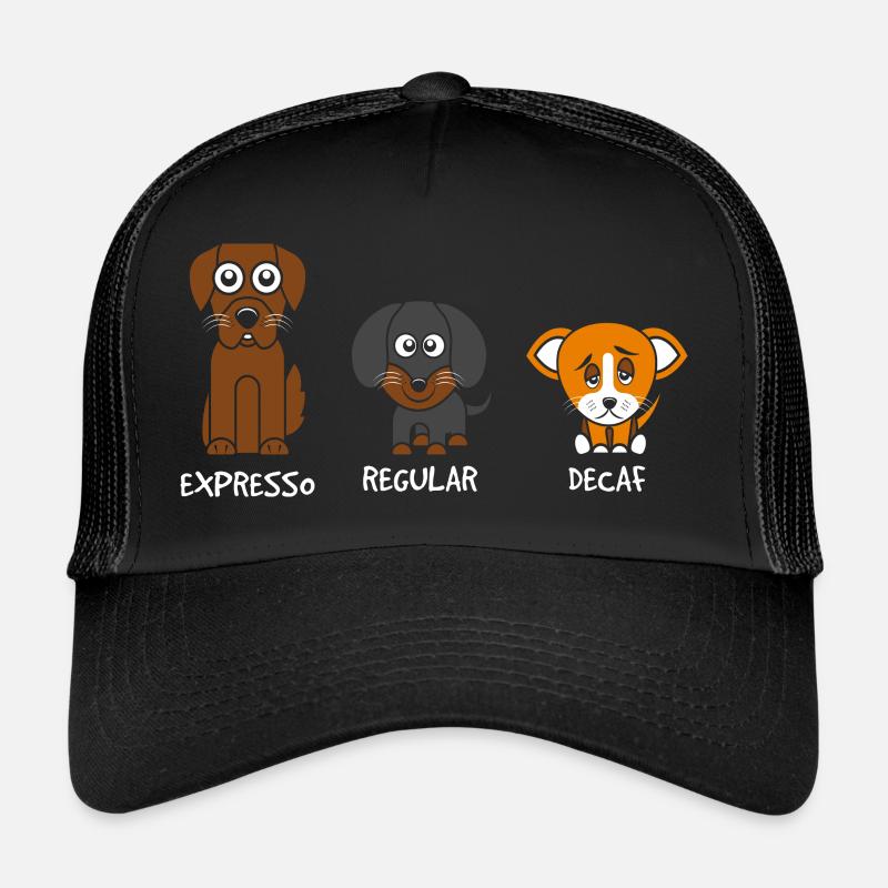Kaffee Hunde Casquette trucker 