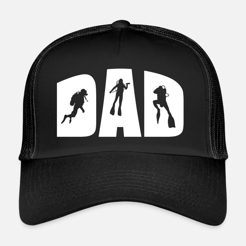 Tauchen Papa - Trucker Cap - Schwarz/Schwarz