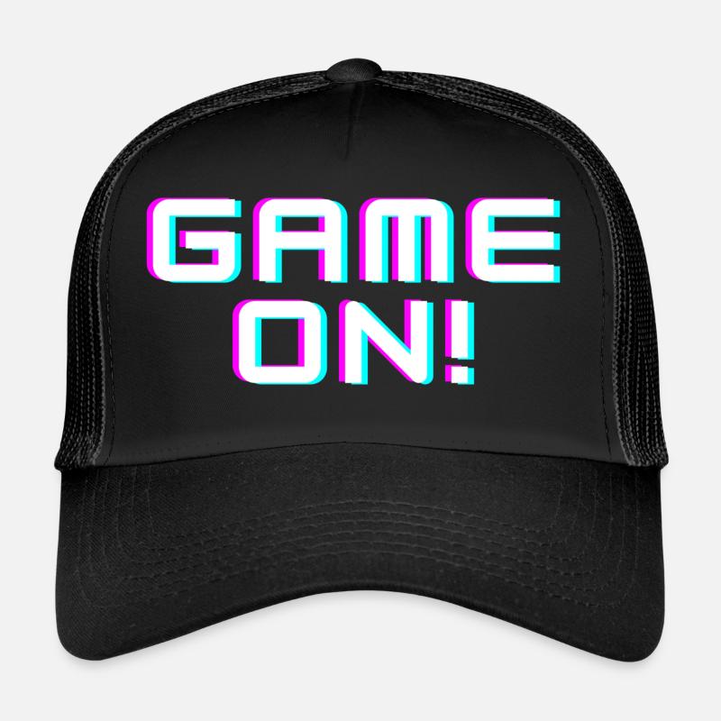 Game On - Trucker Cap - black/black