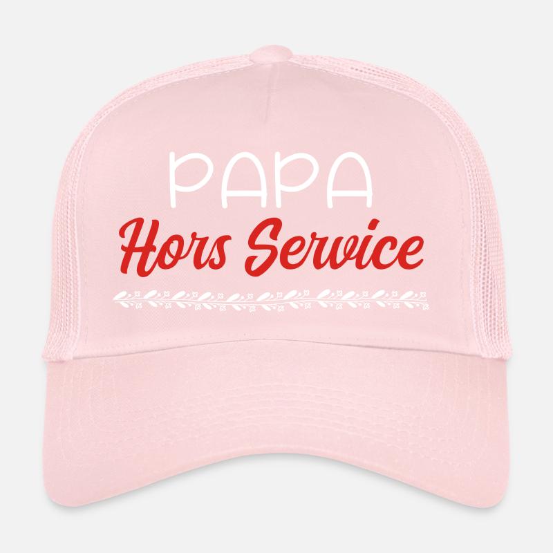 papa hors service Casquette trucker 