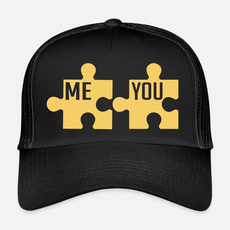 ICH DU | PUZZLE | PAAR Trucker Cap