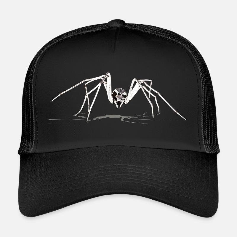 araignée, araignée, araignée, - Casquette trucker  - noir/noir