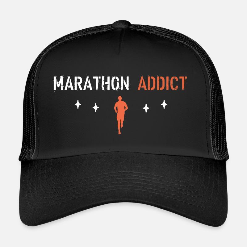 Marathon-Süchtiger Trucker Cap