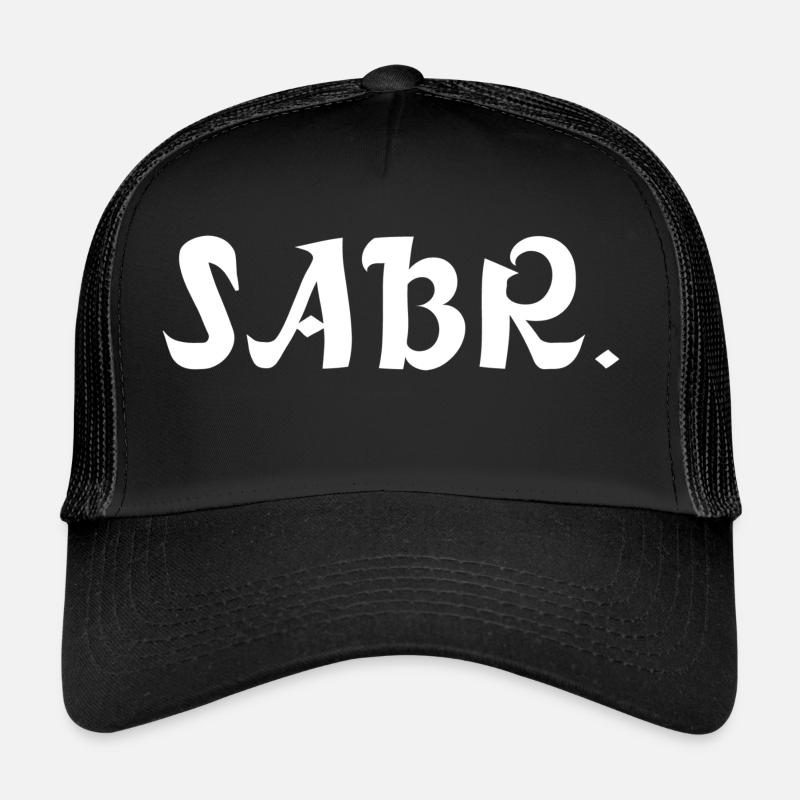 SABR. - Casquette trucker  - noir/noir