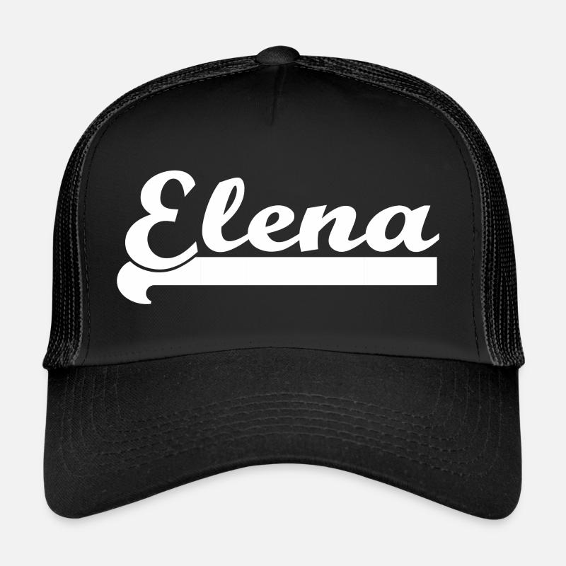 First name Elena - white Trucker Cap