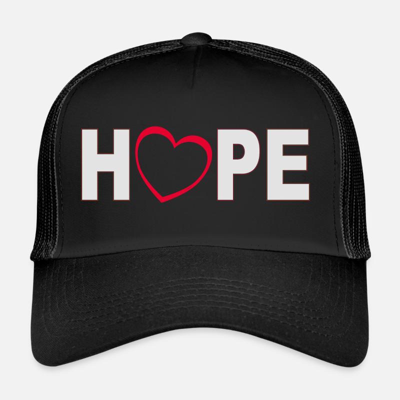 Hope mit Herz Trucker Cap