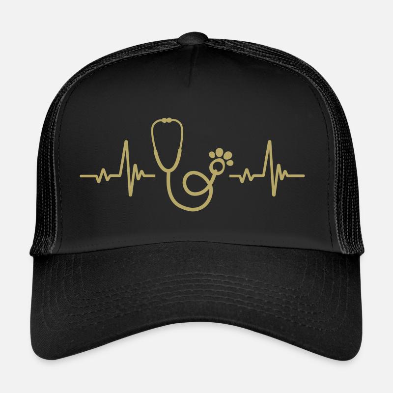 Stethoscope Pulse Rate - Veterinary Trucker Cap