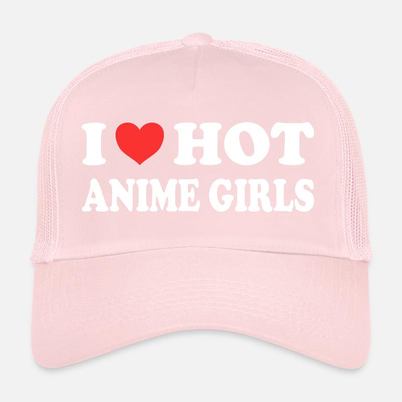 J'aime Les Filles d'Anime Casquette trucker 