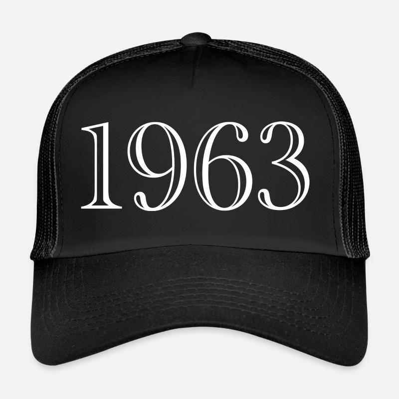 1963 - gift born in 1963 Trucker Cap