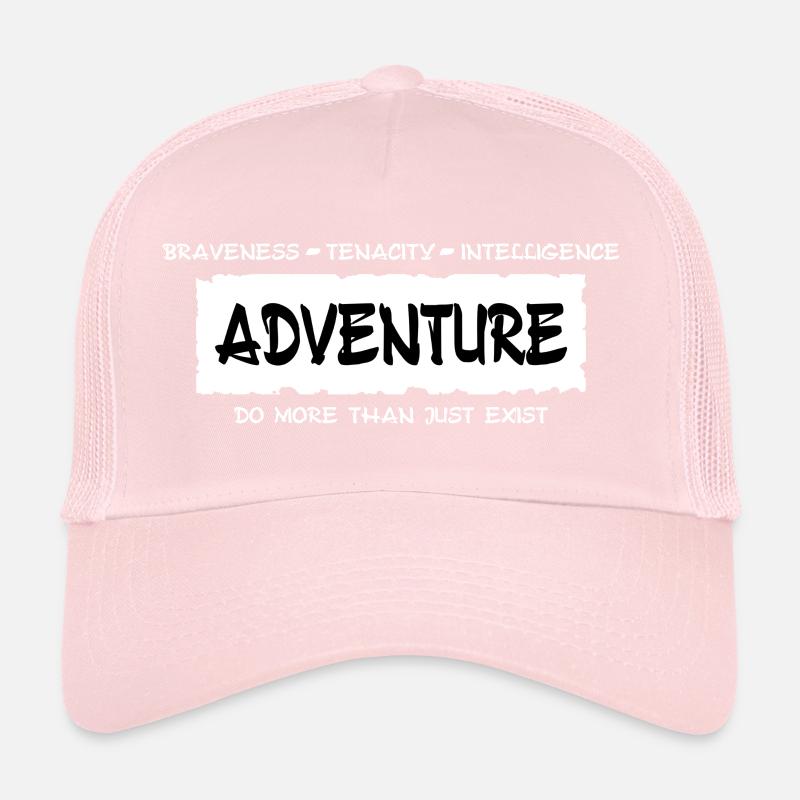 Aventure| L’inspiration | Conception typographique 02 Casquette trucker 