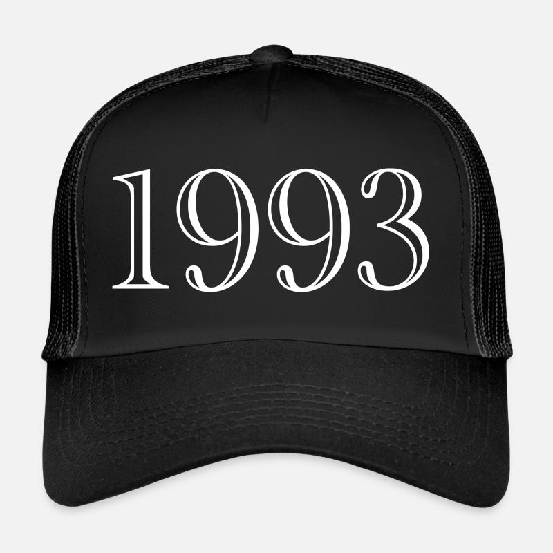 1993 - Geschenk geboren 1993 - Trucker Cap - Schwarz/Schwarz