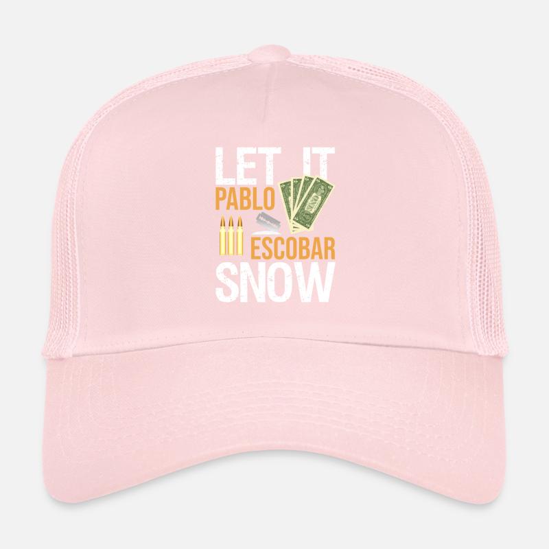 Pablo Escobar "Qu'il neige" Casquette trucker 