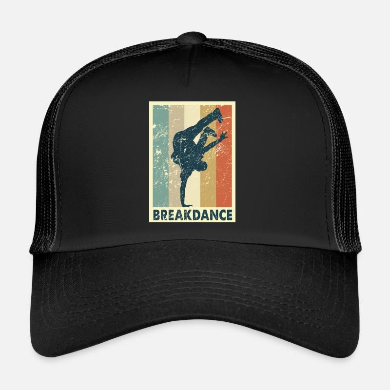 Breakdance - Trucker Cap - Schwarz/Schwarz