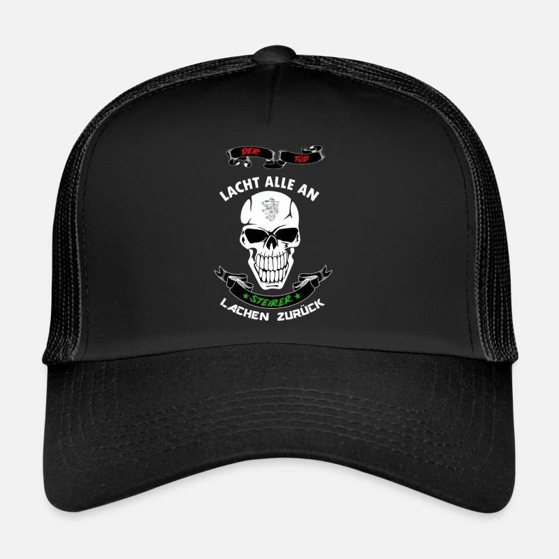 Steiermark - Trucker Cap - Schwarz/Schwarz