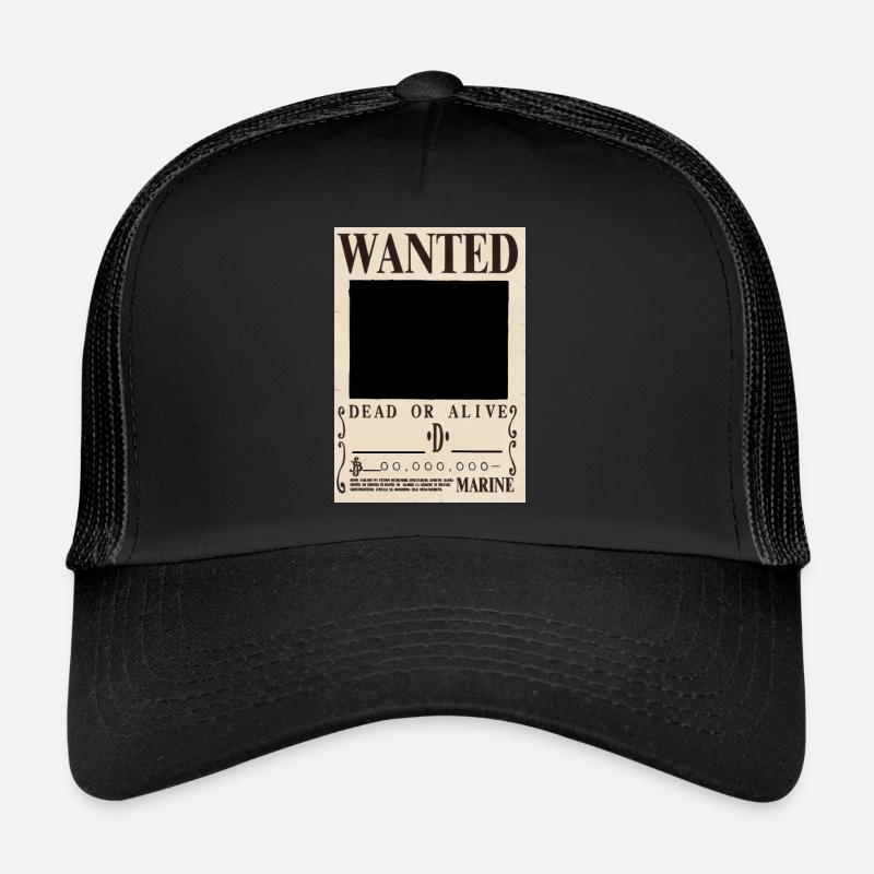 wanted poster Casquette trucker 