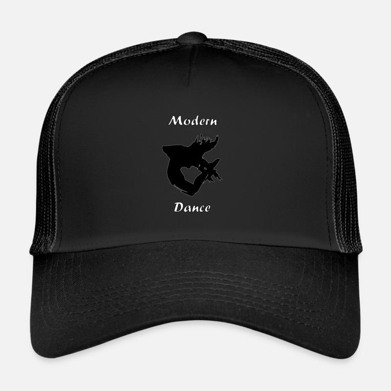 modern dance tyle 2 - Trucker Cap - black/black