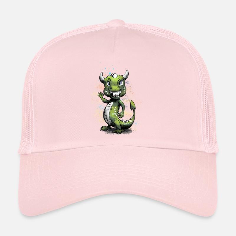 Farbiger Drache Trucker Cap