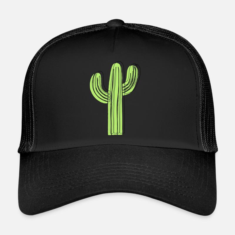 cactus - Trucker Cap - black/black