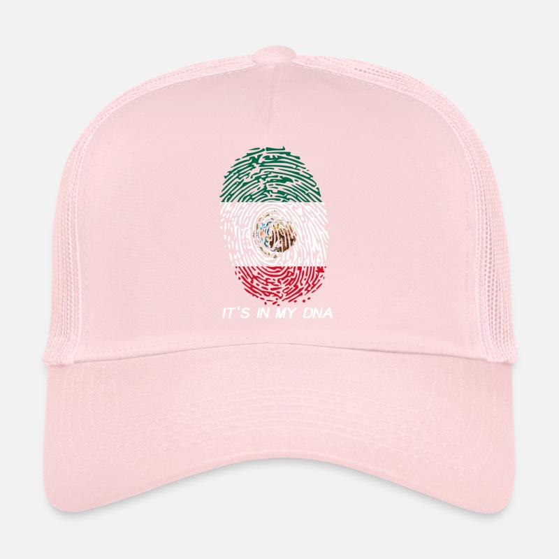 Mexique Drapeau mexicain C'est dans mon ADN Casquette trucker 