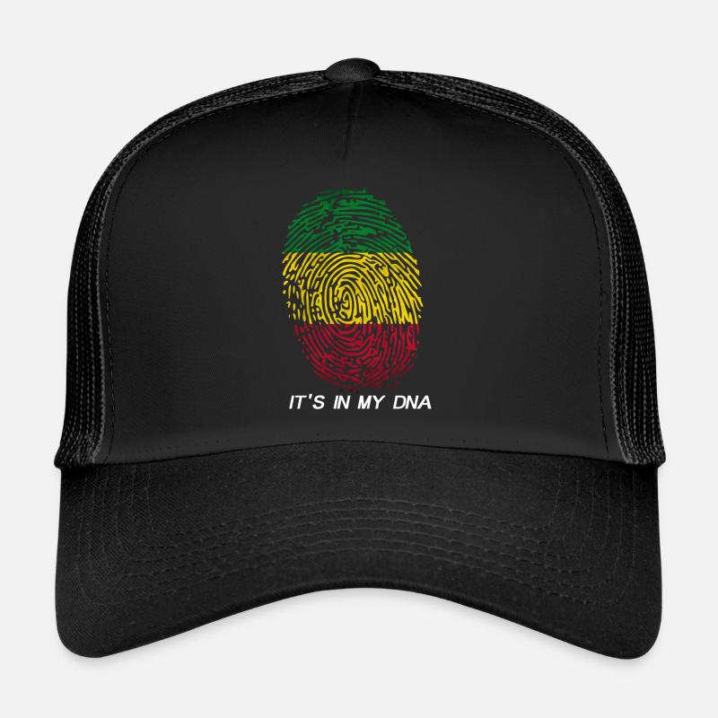 Rastafari Jamaica Reggae C'est dans mon ADN Casquette trucker 