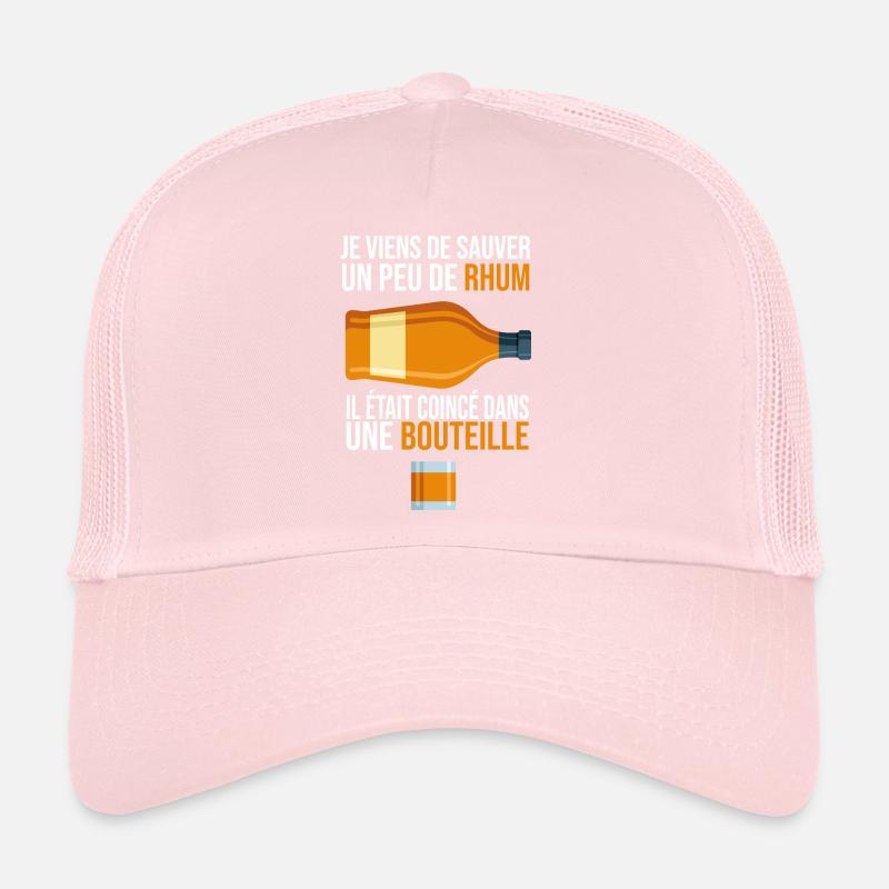 Je viens de sauver un peu de rhum Casquette trucker 