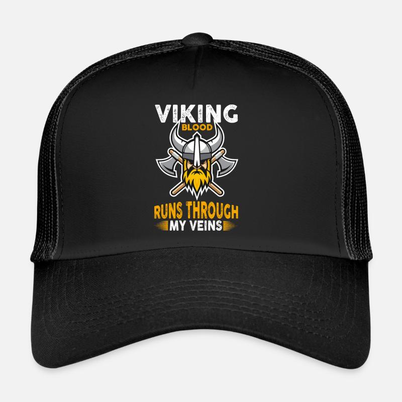 Viking blood runs through my veins Trucker Cap