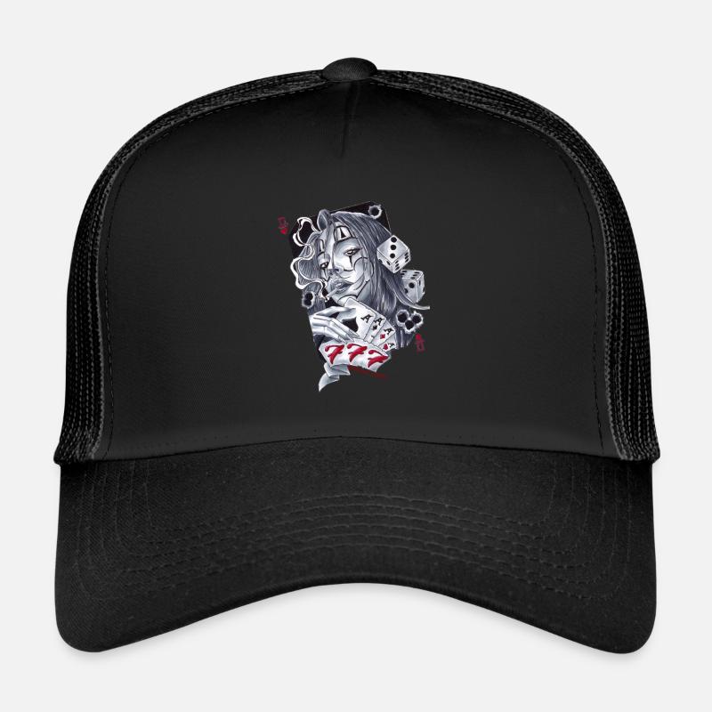 Lucky Seven7 Custom Tattoo Design Stavros_ink32 Casquette trucker 