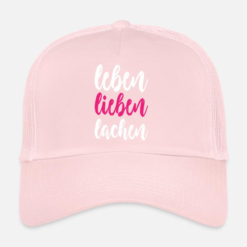 leben lieben lachen Trucker Cap