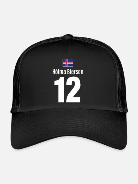 Beer drinking drinking party drunken Malle Island - Trucker Cap - black/black - Front