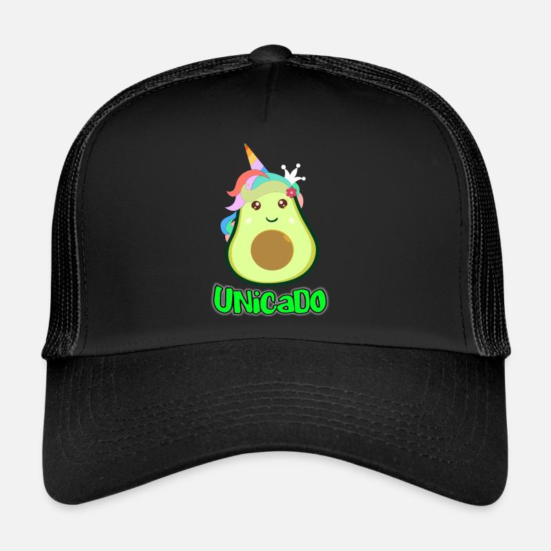 UNICADO - Unicorn & Avocado, Avocado Einhorn Trucker Cap