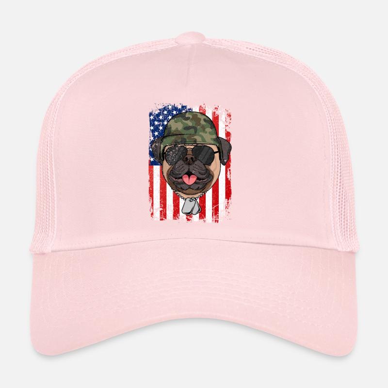 Pug Trucker Cap