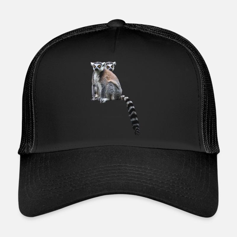 Lémuriens Madagascar Casquette trucker 