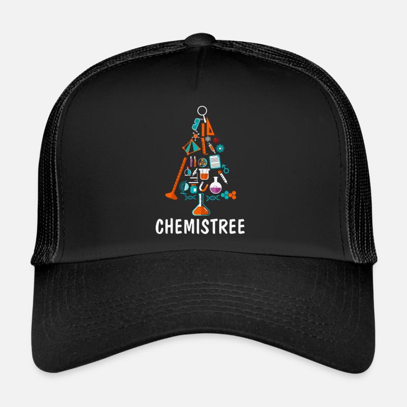 Chemistree Funny Science Christmas Tree - Trucker Cap - black/black