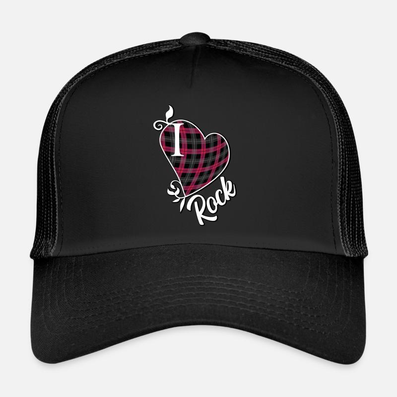 Ich liebe Rock Trucker Cap