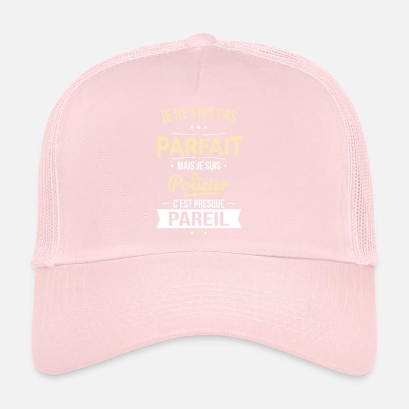Je ne suis pas parfait mais je suis policier Casquette trucker 