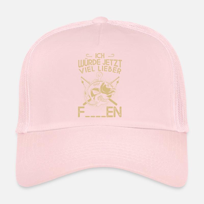 I would much rather fish now Trucker Cap