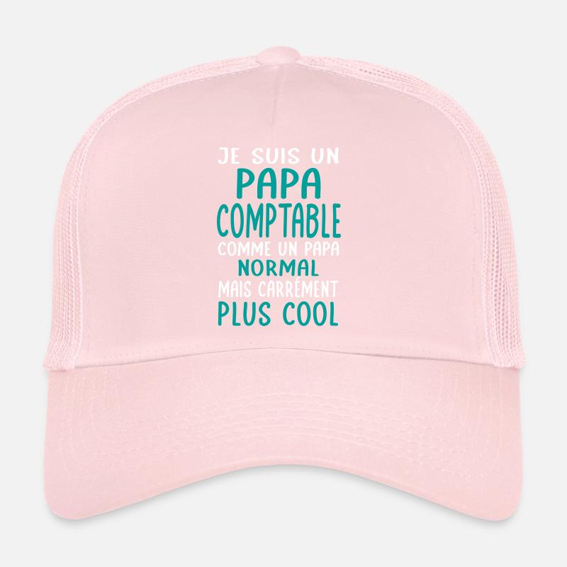 Papa comptable comme papa normal plus cool Casquette trucker 