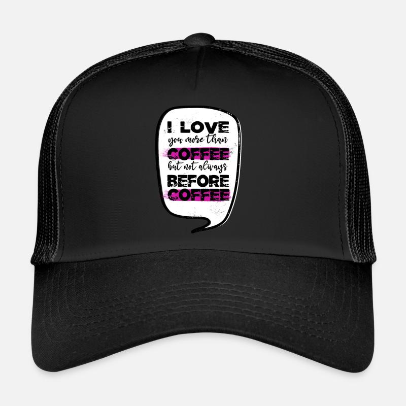 office coffeebean coffee cup funny quote milk Trucker Cap