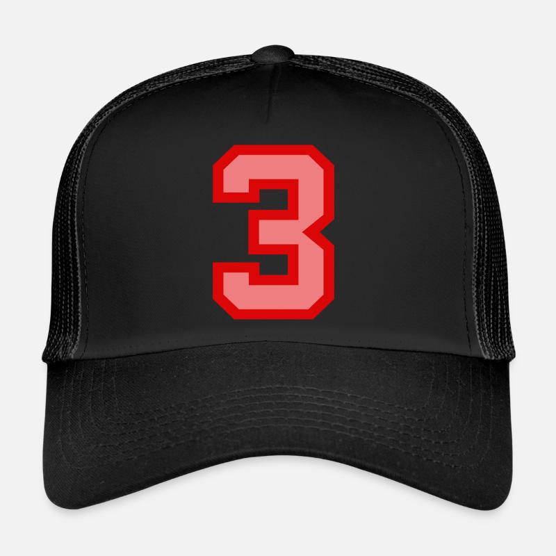 Cool Retro Retrostyle Jersey Number Back Number Trucker Cap