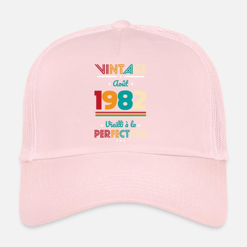 Anniversaire 40 ans - Vintage - Août 1982 Casquette trucker 