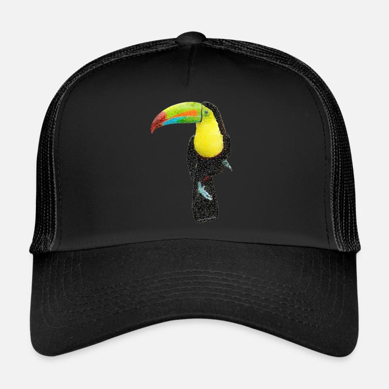 Oiseau ~ le Toucan Casquette trucker 