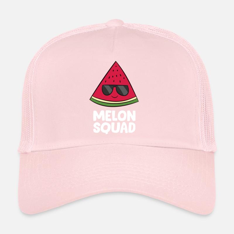 Pastèque - Melon Squad avec des lunettes de soleil Casquette trucker 