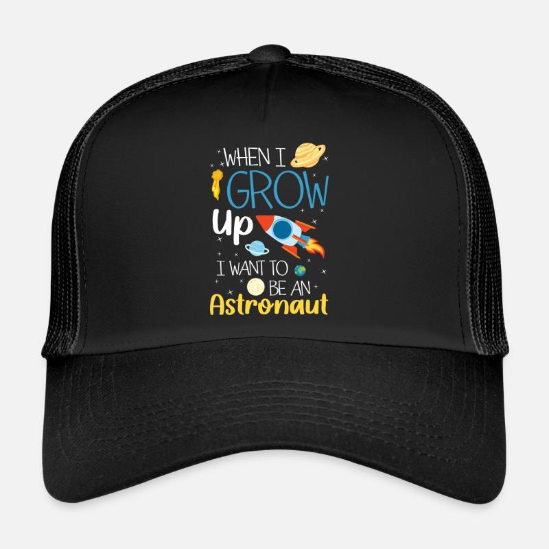 Space Space SpaceShip Planet Trucker Cap