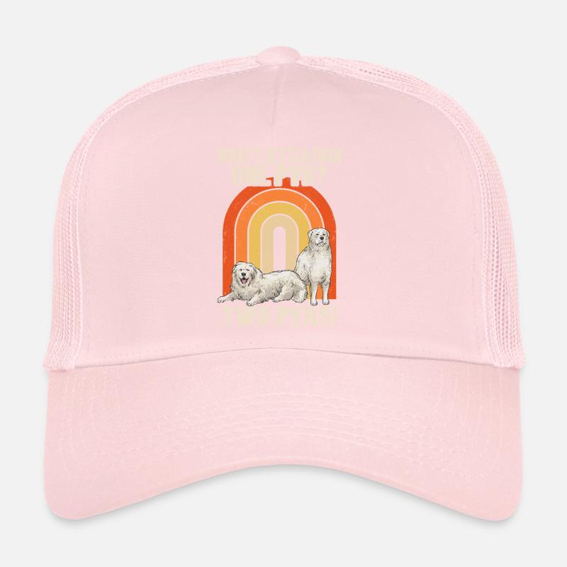 Large Pyrenean Dog Trucker Cap