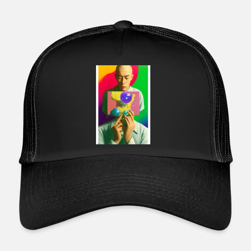 LSD TRIPPING PICTURE - TRIPPING ART WORK Casquette trucker 