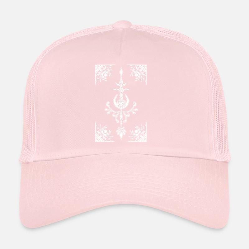 carte de sort lune et feuilles Casquette trucker 
